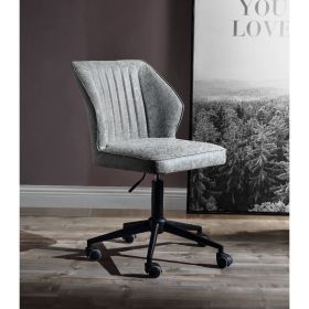Pakuna Office Chair; Vintage Gray PU & Black YF