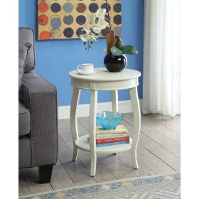Aberta Side Table in Antique White - 82785