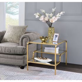 Astrid End Table in Gold & Mirror XH - 81092
