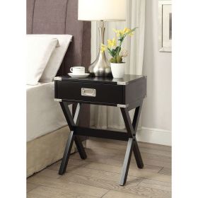 Babs End Table in Black - 82822