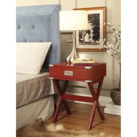 Babs End Table in Red - 82820