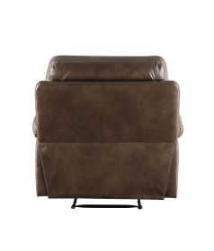 Aashi Recliner (Power Motion); Brown Leather-Gel Match - 55423