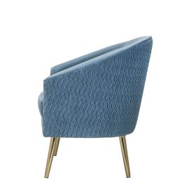 Benny Accent Chair; Velvet & Gold - 59887