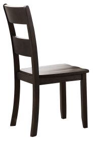 Haddie Side Chair (Set-2); Distressed Walnut (2Pc/1Ctn) YJ - 72212