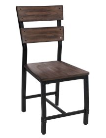 Mariatu Side Chair (Set-2); Oak (2Pc/1Ctn) YJ - 72457