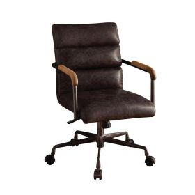 Harith Office Chair in Antique Slate Top Grain Leather YJ