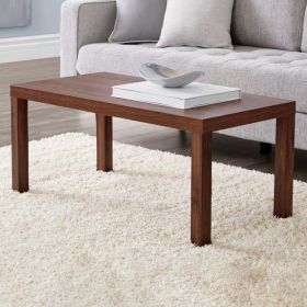 Wooden Coffee Table;  Sofa Center Table for Living Room;  Home;  Office( Walnut Color)