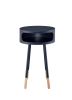Sonria End Table in Black & Natural - 84448