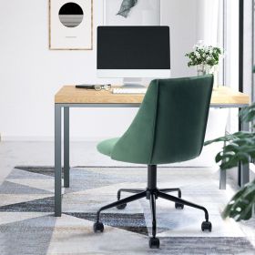 Upholstered Task Chair/ Home Office Chair (Color: Green)